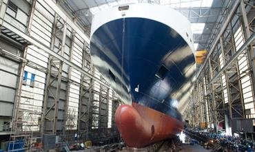 Following the launching of HONFLEUR, FSG will build two more 4,076 lanemetre ro-ros © FSG Following the launching of HONFLEUR, FSG will build two more 4,076 lanemetre ro-ros © FSG