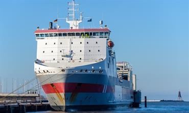DFDS's new unaccompanied daily Calais-Sheerness service will be operated by GOTHIA SEAWAYS (illustrated is sister ship BELGIA SEAWAYS). © Christian Costa