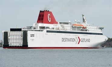 VISBY will be time-chartered by DFDS for their new six times weekly Dunkerque-Rosslare route. © Frank Lose VISBY will be time-chartered by DFDS for their new six times weekly Dunkerque-Rosslare route. © Frank Lose