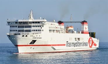 CIUDAD DE MAHON joins Irish Ferries © Marc Ottini CIUDAD DE MAHON joins Irish Ferries © Marc Ottini