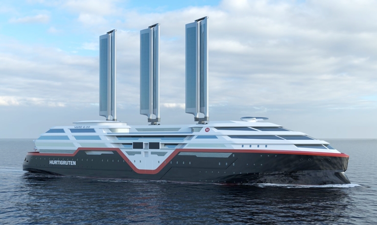 Hurtigruten SeaZero, the new design © VARD Design Hurtigruten SeaZero, the new design © VARD Design