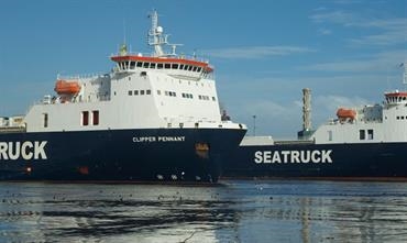 CLIPPER PENNANT will return to her 'country of birth' for a charter to newly-formed Canary Bridge Seaways © Seatruck