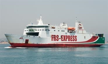 Gibraltar is served by the KATTEGAT and/or sister ship TANGER EXPRESS. © Frank Lose