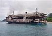The wreckage of JUNE ASTER © Philippine Coast Guard