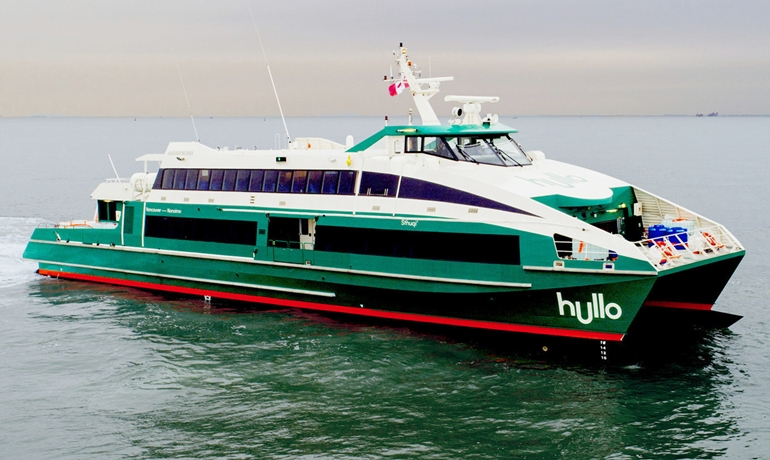 One of the two Damen-built catamaran's for the service © Hullo One of the two Damen-built catamaran's for the service © Hullo