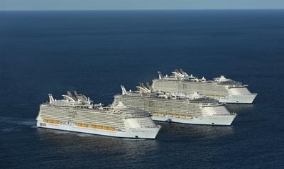 Oasis Class ships: HARMONY OF THE SEAS, OASIS OF THE SEAS and ALLURE OF THE SEAS