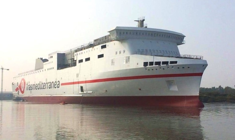 CIUDAD DE VALENCIA is slated for delivery in May 2020 © Trasmediterránea