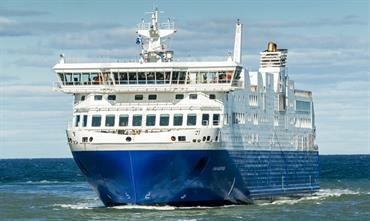 F.-A.-GAUTHIER is back in service on the St. Lawrence River after an absence of more than one year. © STQ