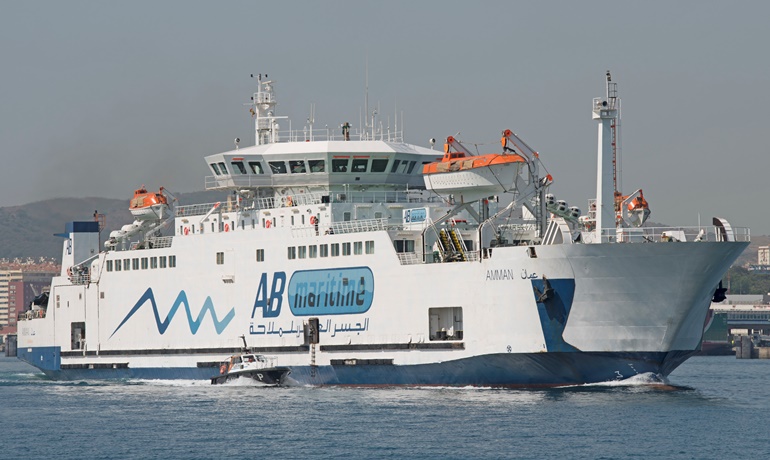Arab Bridge Maritime's 1995-built ferry AMMAN © Frank Lose Arab Bridge Maritime's 1995-built ferry AMMAN © Frank Lose