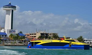 The medium-speed CITY JET 1 and CITY JET 2 have joined the Ultramar fleet in Mexico © Incat Crowther