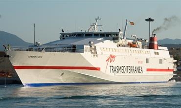 The high-speed craft ALMUDAINA DOS will connect Sant Antoni with Palma, starting on 8 June © Frank Lose The high-speed craft ALMUDAINA DOS will connect Sant Antoni with Palma, starting on 8 June © Frank Lose