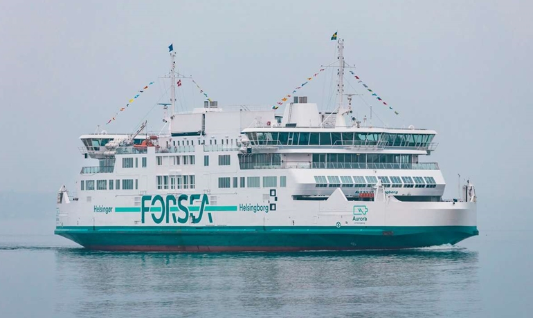 AURORA will get a brand new paint job and the Øresundslinjen logo © Øresundslinjen AURORA will get a brand new paint job and the Øresundslinjen logo © Øresundslinjen