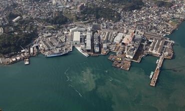 MHI's Shimonoseki shipyard is prolific builder of ro-pax tonnage © MHI