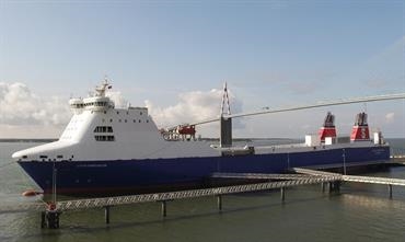 STENA FORECASTER has replaced sister ship STENA FORERUNNER on the Birkenhead (Liverpool)-Belfast route © Stena Line