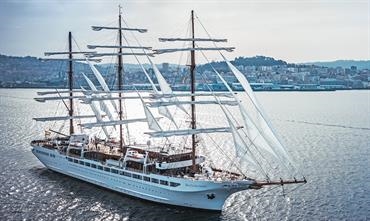 SEA CLOUD SPIRIT is ready to join SEA CLOUD and SEA CLOUD II. © Sea Cloud Cruises