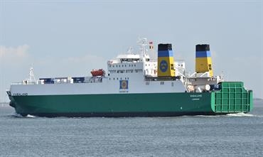 Sea Lines has time-chartered VASALAND for the three-to-four-times-weekly Karasu-Constanta route. © Marc Ottini Sea Lines has time-chartered VASALAND for the three-to-four-times-weekly Karasu-Constanta route. © Marc Ottini