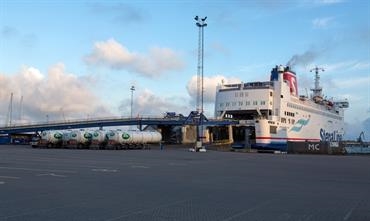 STENA NAUTICA at Varberg - a view that will disappear after 30 September 2019 © Marko Stampehl