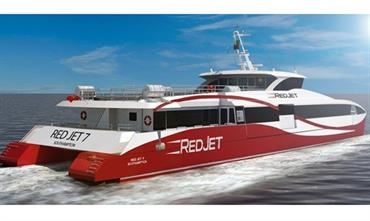 RED JET 7 will be a sister to the 2016-build RED JET 6 © Red Funnel