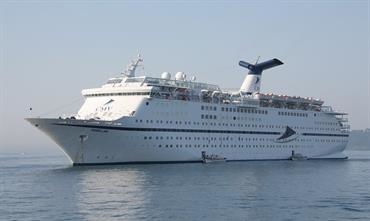 MAGELLAN was built in 1985 as Carnival's HOLIDAY. © Kai Ortel