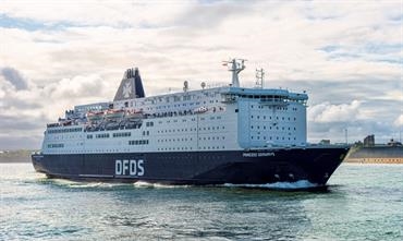 DFDS will resume service between IJmuiden and Newcastle on 15 July © Maritime Photographic