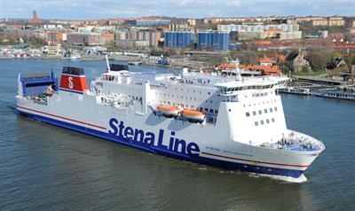 Already before the summer STENA JUTLANDICA will use battery power while berthing © Jukka Huotari