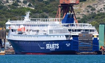 Yet another summer stint in the Azores for AQUA JEWEL © George Koutsoukis Yet another summer stint in the Azores for AQUA JEWEL © George Koutsoukis