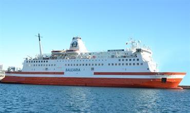 Wasaline's former WASA EXPRESS continues its Balearia charter from UME © Balearia