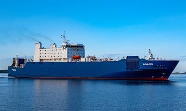 SAILOR was on charter to DFDS, serving Hanko-Paldiski and Paldiski-Kapellskär. © Marko Stampehl