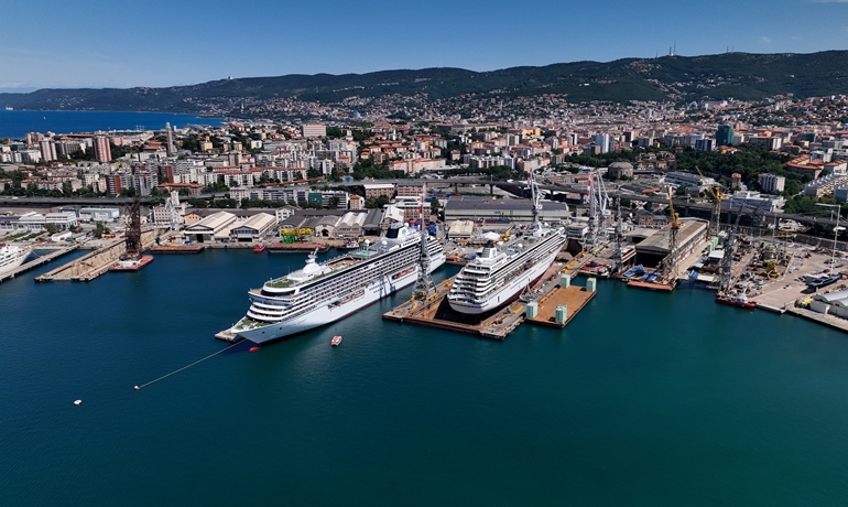 CRYSTAL SERENITY and CRYSTAL SYMPHONY © Fincantieri CRYSTAL SERENITY and CRYSTAL SYMPHONY © Fincantieri
