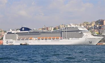 Starting in late August, MSC MAGNIFICA will offer seven-night Eastern Mediterranean cruises. © Marc Ottini Starting in late August, MSC MAGNIFICA will offer seven-night Eastern Mediterranean cruises. © Marc Ottini