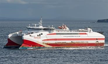 Pentland Ferries' single ro-pax ferry: PENTALINA © Frank Lose