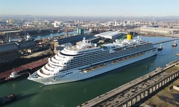 It is expected that COSTA FIRENZE will start cruising on 28 February 2021. © Fincantieri It is expected that COSTA FIRENZE will start cruising on 28 February 2021. © Fincantieri