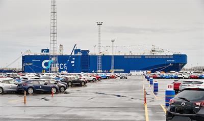 AUTO ECO in Zeebrugge, at the ICO Bastenaken Quay.