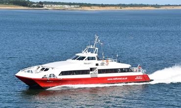 RED JET 3 has been bought by Adriatic Fast Ferries, a new start-up  © Alan Blunden