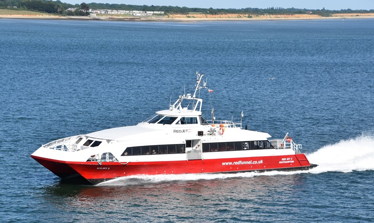 RED JET 3 has been bought by Adriatic Fast Ferries, a new start-up © Alan Blunden