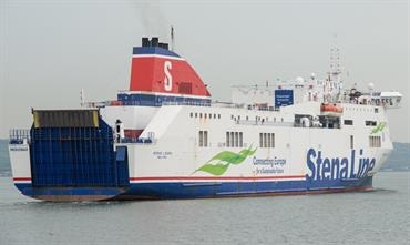 COVID-19 is also affecting the lengthening project of STENA LAGAN and STENA MERSEY. © Frank Lose