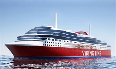 Viking Line's new cruise ferry, ready for delivery in 2020 from Chinese shipyard Xiamen Shipbuilding