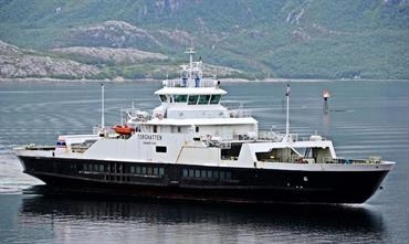 The 2002-built TORGHATTEN will become a hybrid ferry. © Uwe Jakob