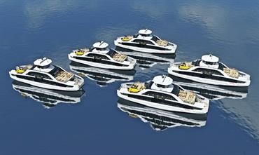 Boreal's five passenger-only double-enders for the Ruter service in the inner Oslofjord. © Boreal