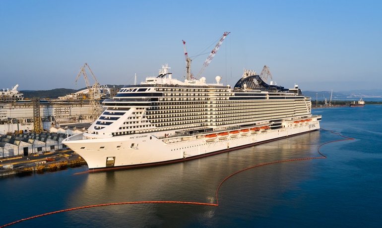 MSC SEASHORE follows MSC SEASCAPE, delivered in July this year © Fincantieri