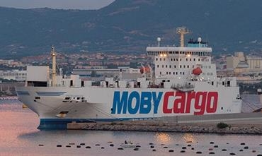 Moby's freight carryings soared by 9% in 2017 © Shippax archive Moby's freight carryings soared by 9% in 2017 © Shippax archive