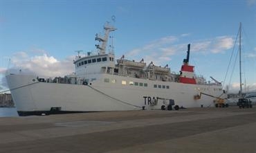 NURA NOVA being prepared for her new role - © Trasmediterranea NURA NOVA being prepared for her new role - © Trasmediterranea
