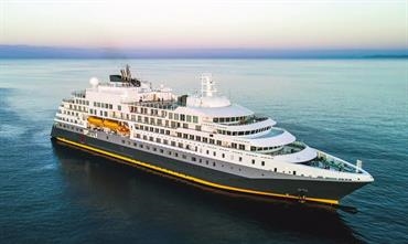 Brodosplit delivered ULTRAMARINE on 1 April. © Quark Expeditions Brodosplit delivered ULTRAMARINE on 1 April. © Quark Expeditions