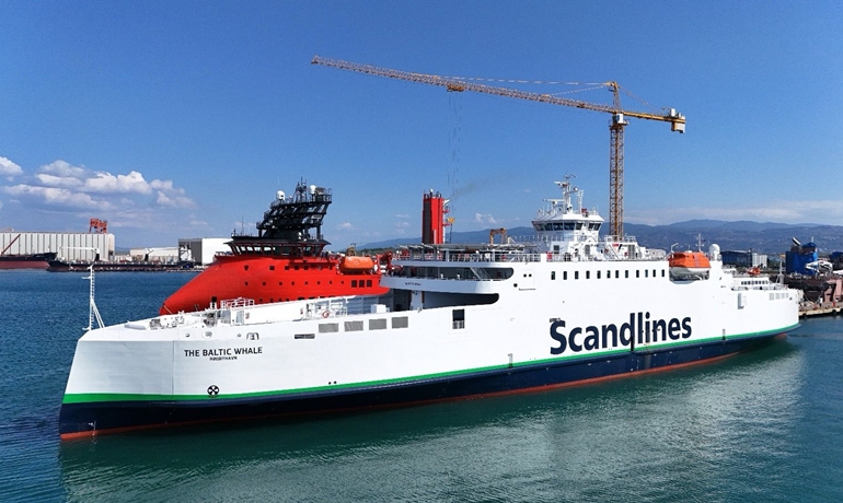Scandlines’ new electric Rødby–Puttgarden ferry on its way home | Shippax