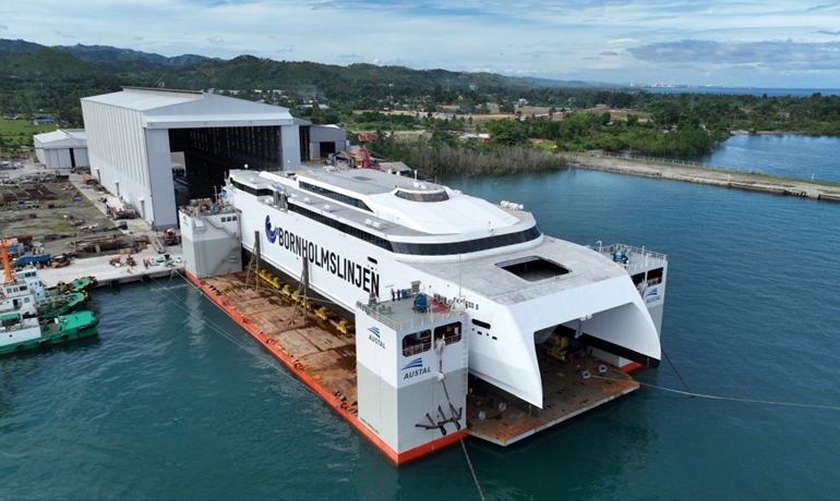 EXPRESS 5 will be delivered in January 2023 © Austal EXPRESS 5 will be delivered in January 2023 © Austal
