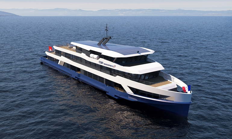 The new CGN passenger ferries will operate cleanly and efficiently powered by Wärtsilä 14 engines. © Omega Architects B.V.