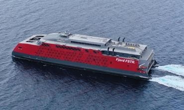 FJORD FSTR. was handed over on 26 February. © Austal