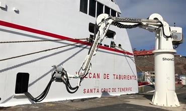 VOLCAN DE TABURIENTE connected to the local grid in La Gomera. © Naviera Armas VOLCAN DE TABURIENTE connected to the local grid in La Gomera. © Naviera Armas