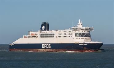 DUNKERQUE SEAWAYS is the first D Class vessel to be modified. © J.J. JAGER