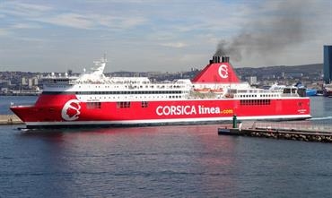 Corsica Linea controls 44% of the freight market to Corsica © Jean-Pierre Fabre Corsica Linea controls 44% of the freight market to Corsica © Jean-Pierre Fabre